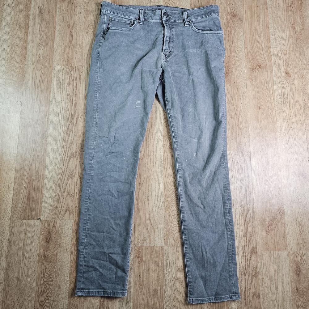 American Eagle Slim Jeans Mens 34x32 Grey Airflex+ Stretch Denim Pants